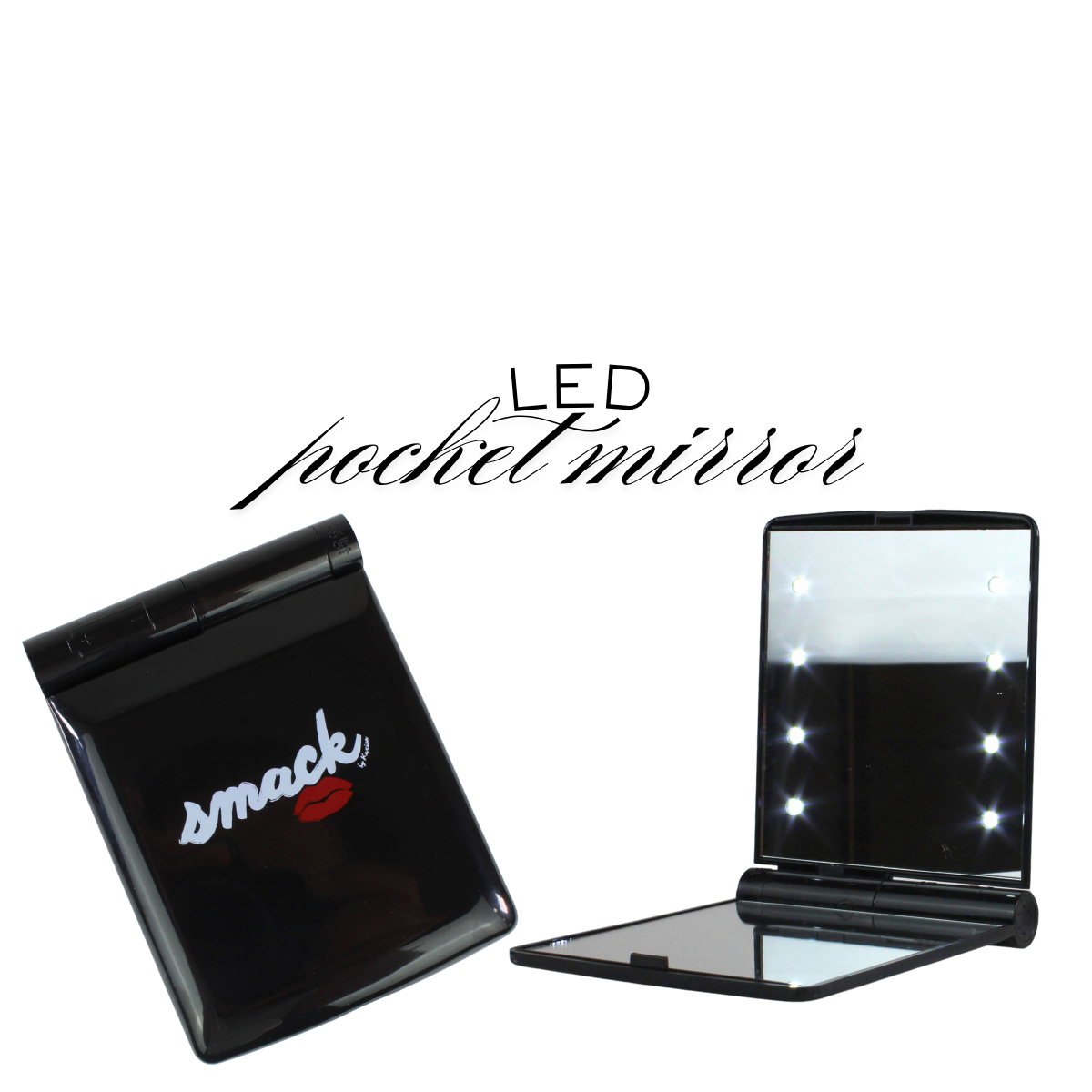 SMACKlogo LED Pocket Mirror